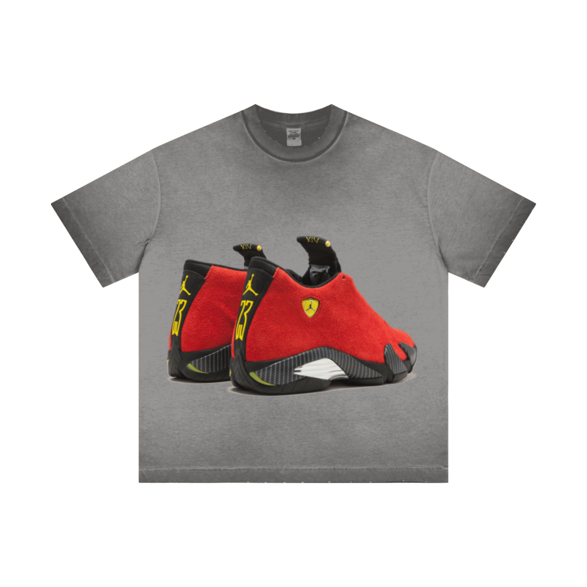 Ferrari 2 RICH ETERNAL Reverse-Wash Fried-Color T-shirt