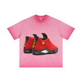 Ferrari 2 RICH ETERNAL Reverse-Wash Fried-Color T-shirt
